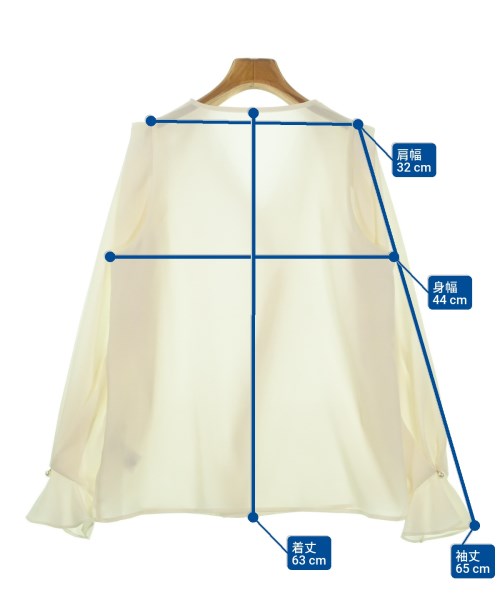 ViS（ヴィス）ブラウス 白 サイズ:F レディース/2200663166091