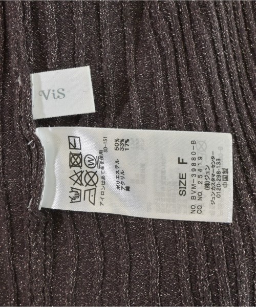 ViS（ヴィス）ニット・セーター 茶 サイズ:F レディース/2200668507011
