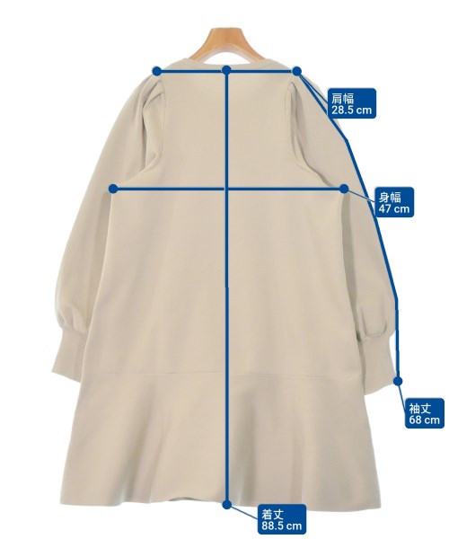 ViS（ヴィス）ワンピース ベージュ サイズ:F レディース/2200671118020