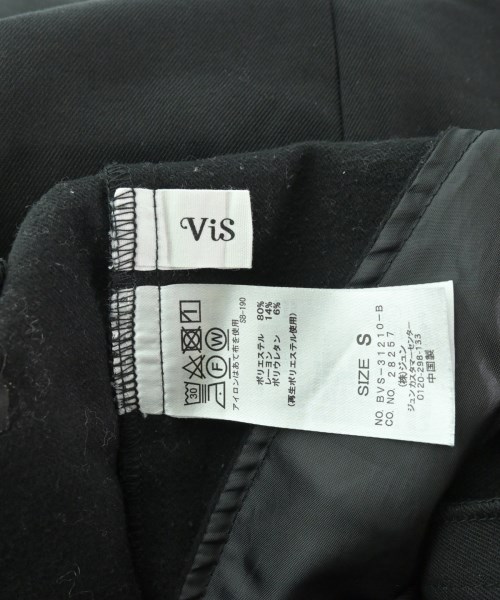ViS（ヴィス）スラックス 黒 サイズ:S レディース/2200668537032
