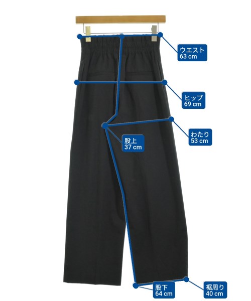 ViS（ヴィス）スラックス 黒 サイズ:S レディース/2200668537032