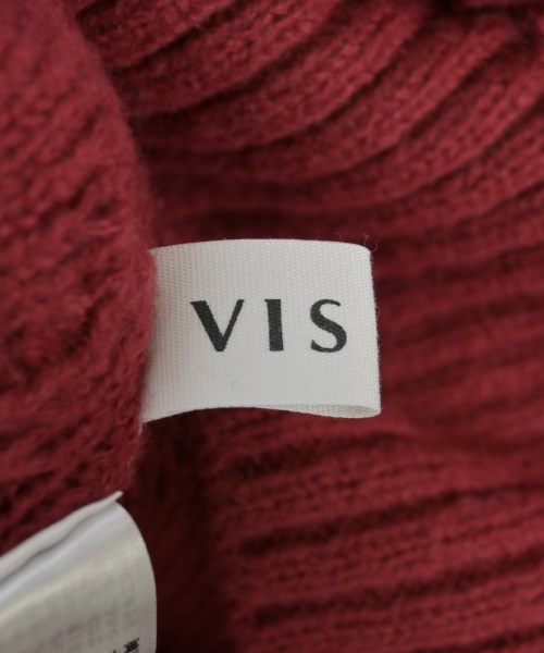 ViS（ヴィス）ニット・セーター 赤 サイズ:F レディース/2200695190064