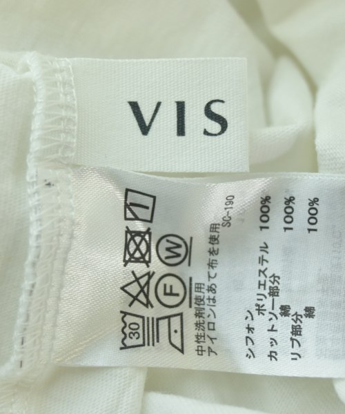 ViS（ヴィス）Tシャツ・カットソー 白 サイズ:F レディース/2200682247047