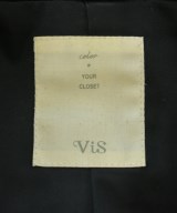 ViS（ヴィス）ノーカラージャケット 紺 サイズ:S レディース/2200685320037