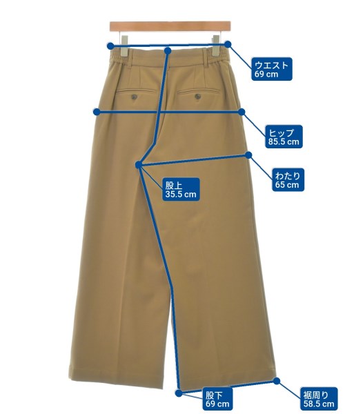 ViS（ヴィス）スラックス 茶 サイズ:M レディース/2200688202033