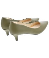 oriental traffic（オリエンタルトラフィック）パンプス カーキ サイズ:EU38(24.5cm位) レディース/2200652217230