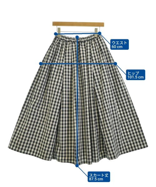 Tsuru（ツル）ロング・マキシ丈スカート 黒 サイズ:36(S位) レディース/2200651214094