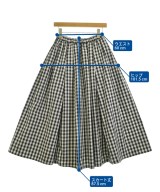 Tsuru（ツル）ロング・マキシ丈スカート 黒 サイズ:36(S位) レディース/2200651214094