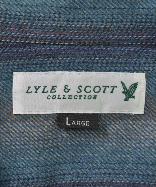 LYLE&SCOTT（ライルアンドスコット）カジュアルシャツ 青 サイズ:L メンズ/2200623316092