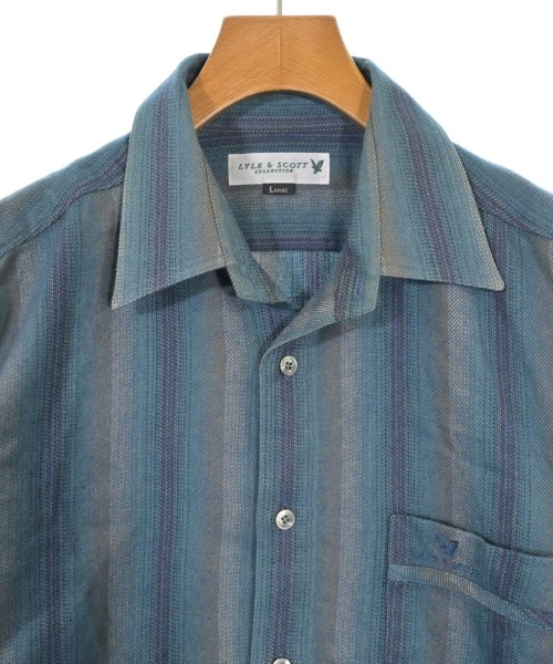 LYLE&SCOTT（ライルアンドスコット）カジュアルシャツ 青 サイズ:L メンズ/2200623316092