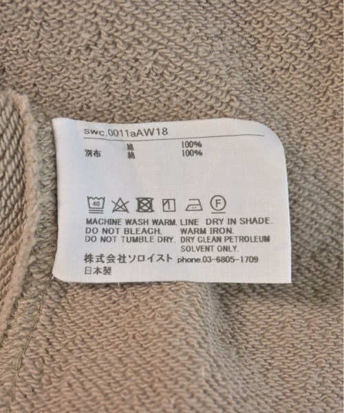 TAKAHIROMIYASHITATheSoloist.（タカヒロミヤシタザソロイスト）スウェット ベージュ サイズ:46(M位) メンズ/2200520736191