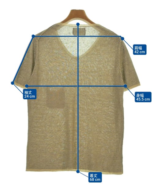 TAKAHIROMIYASHITATheSoloist.（タカヒロミヤシタザソロイスト）ニット・セーター ベージュ サイズ:S メンズ/2200556660071