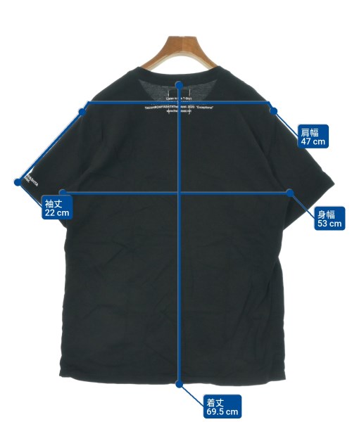 TAKAHIROMIYASHITATheSoloist.（タカヒロミヤシタザソロイスト）Tシャツ・カットソー 黒 サイズ:52(XXL位) メンズ/2200623139127