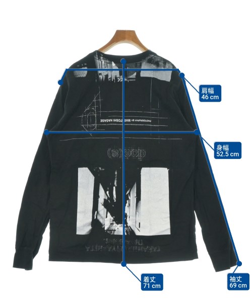 TAKAHIROMIYASHITATheSoloist.（タカヒロミヤシタザソロイスト）Tシャツ・カットソー 黒 サイズ:52(XXL位) メンズ/2200623139134