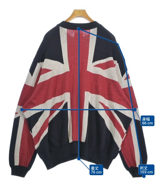 TAKAHIROMIYASHITATheSoloist.（タカヒロミヤシタザソロイスト）ニット・セーター 紺 サイズ:46(M位) メンズ/2200637292016