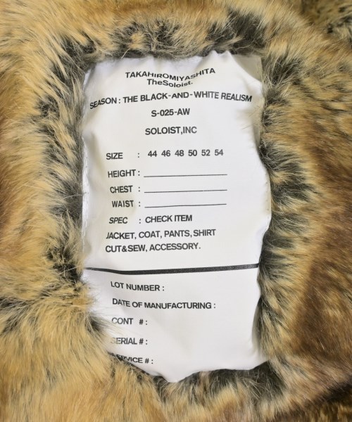 TAKAHIROMIYASHITATheSoloist.（タカヒロミヤシタザソロイスト）ミリタリーブルゾン カーキ サイズ:-(M位) メンズ/2200637788014