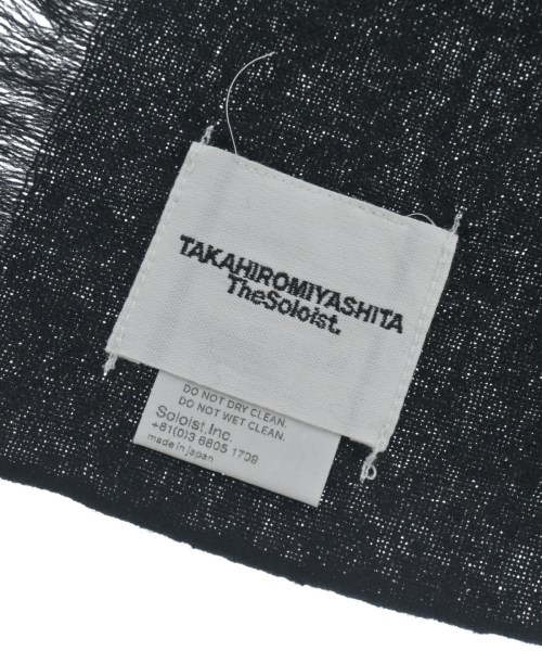 TAKAHIROMIYASHITATheSoloist.（タカヒロミヤシタザソロイスト）マフラー 黒 サイズ:- メンズ/2200637788038