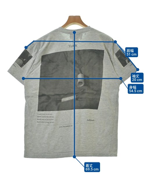 TAKAHIROMIYASHITATheSoloist.（タカヒロミヤシタザソロイスト）Tシャツ・カットソー グレー サイズ:-(L位) メンズ/2200643717084