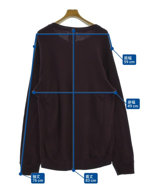 TAKAHIROMIYASHITATheSoloist.（タカヒロミヤシタザソロイスト）スウェット 紫 サイズ:54(L位) メンズ/2200621707076