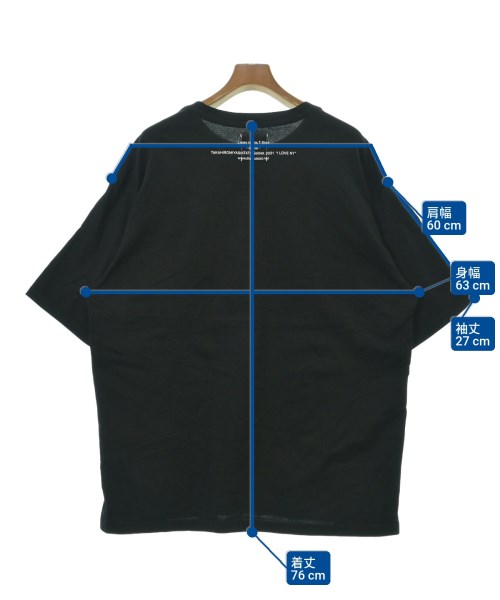 TAKAHIROMIYASHITATheSoloist.（タカヒロミヤシタザソロイスト）Tシャツ・カットソー 黒 サイズ:44(S位) メンズ/2200624147091