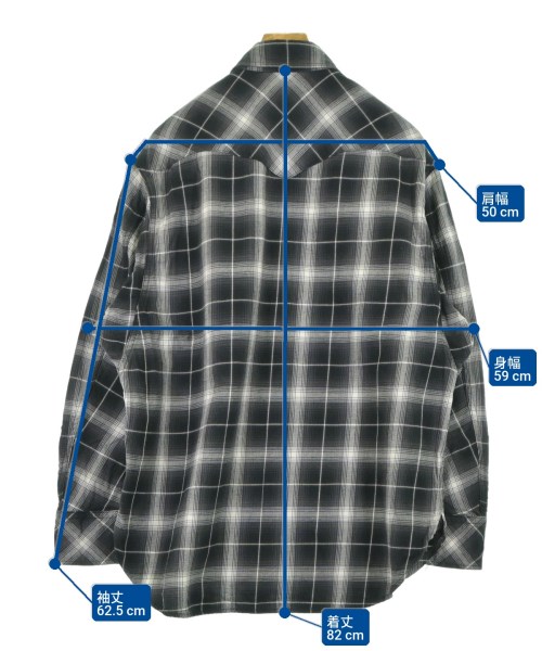 TAKAHIROMIYASHITATheSoloist.（タカヒロミヤシタザソロイスト）カジュアルシャツ 黒 サイズ:44(S位) メンズ/2200633403065