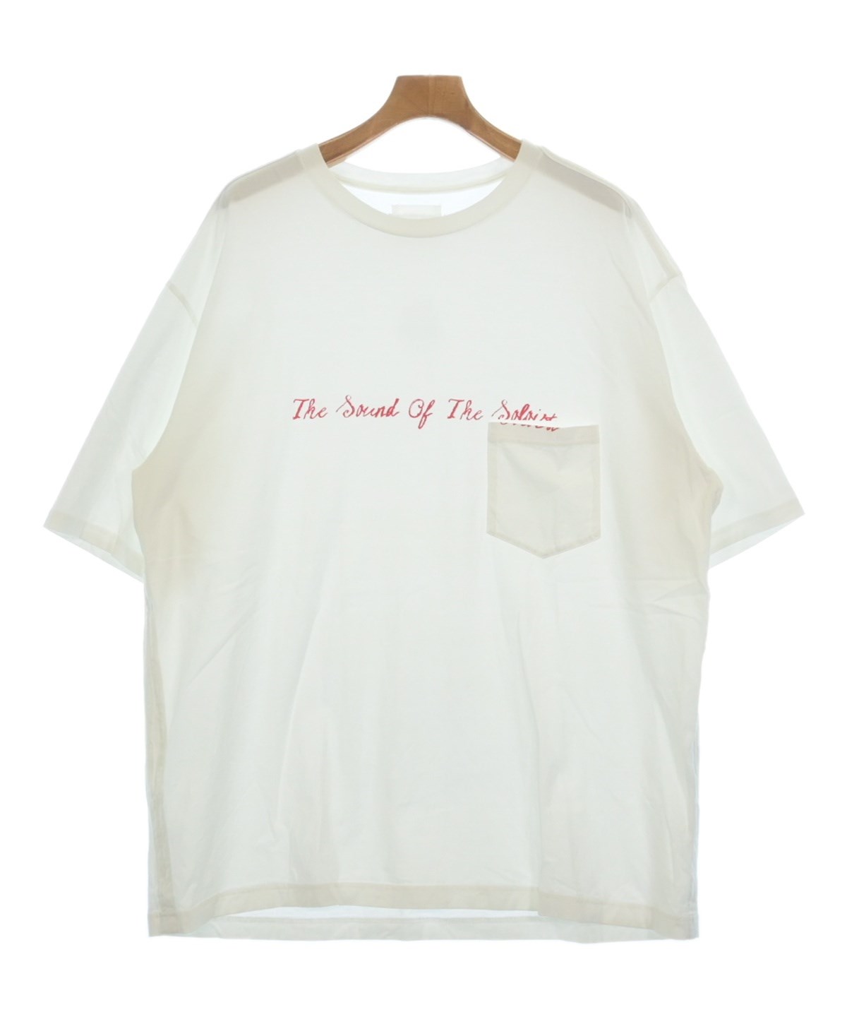 H アッシュ Tシャツ・カットソー F 白 【古着】【中古】 TAKAHIROMIYASHITATheSoloist.（タカヒロミヤシタザソロイスト）T