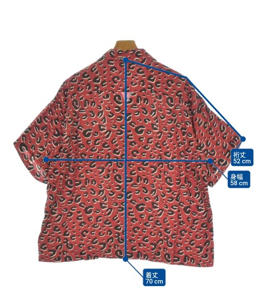 TAKAHIROMIYASHITATheSoloist.（タカヒロミヤシタザソロイスト）カジュアルシャツ 赤 サイズ:46(M位) メンズ/2200673779038