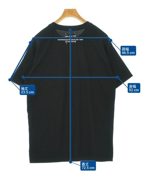 TAKAHIROMIYASHITATheSoloist.（タカヒロミヤシタザソロイスト）Tシャツ・カットソー 黒 サイズ:52(XXL位) メンズ/2200681995130