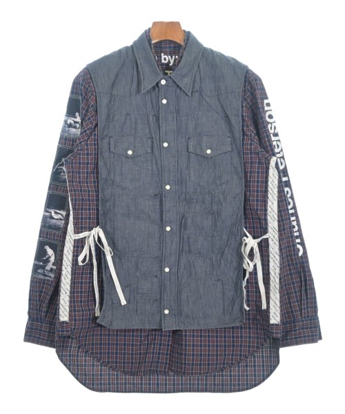 TAKAHIROMIYASHITATheSoloist.(タカヒロミヤシタザソロイスト)カジュアルシャツ 紺 サイズ:46(M位)/2200656201105