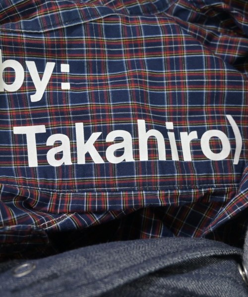 TAKAHIROMIYASHITATheSoloist.（タカヒロミヤシタザソロイスト）カジュアルシャツ 紺 サイズ:46(M位) メンズ/2200656201105