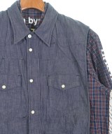 TAKAHIROMIYASHITATheSoloist.（タカヒロミヤシタザソロイスト）カジュアルシャツ 紺 サイズ:46(M位) メンズ/2200656201105