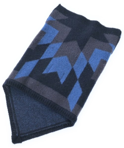 TAKAHIROMIYASHITATheSoloist.（タカヒロミヤシタザソロイスト）マフラー 紺 サイズ:- メンズ/2200657207144