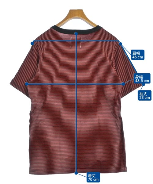 TAKAHIROMIYASHITATheSoloist.（タカヒロミヤシタザソロイスト）Tシャツ・カットソー 赤 サイズ:50(XL位) メンズ/2200716150046