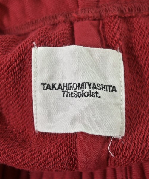 TAKAHIROMIYASHITATheSoloist.（タカヒロミヤシタザソロイスト）スウェットパンツ 赤 サイズ:46(M位) メンズ/2200719667046