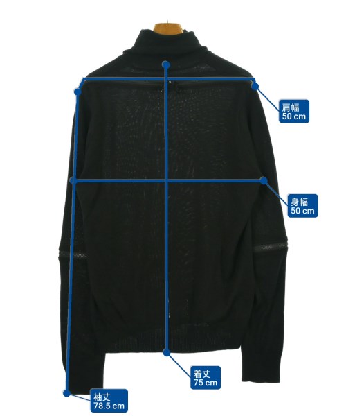 TAKAHIROMIYASHITATheSoloist.（タカヒロミヤシタザソロイスト）ニット・セーター 黒 サイズ:48(L位) メンズ/2200645433036