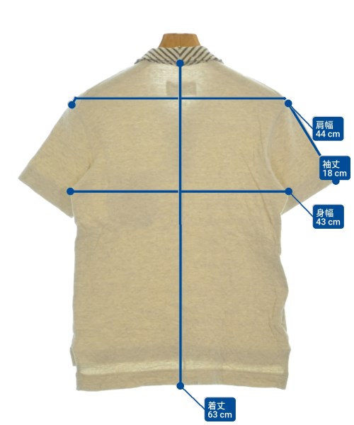 TAKAHIROMIYASHITATheSoloist.（タカヒロミヤシタザソロイスト）ポロシャツ ベージュ サイズ:XS メンズ/2200652112122