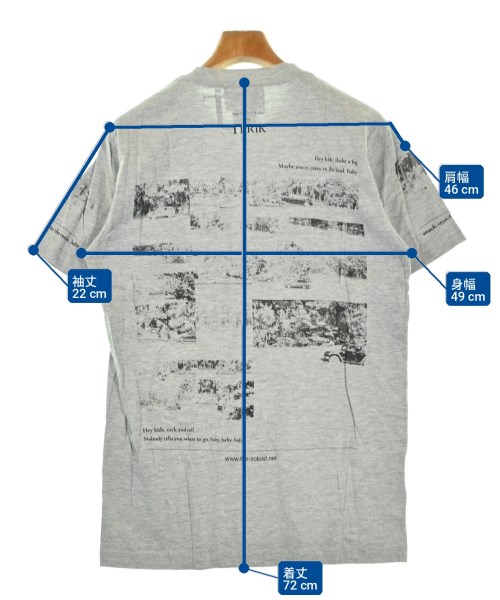 TAKAHIROMIYASHITATheSoloist.（タカヒロミヤシタザソロイスト）Tシャツ・カットソー グレー サイズ:M メンズ/2200702231049