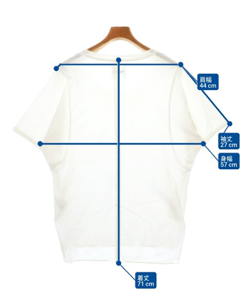 TAKAHIROMIYASHITATheSoloist.（タカヒロミヤシタザソロイスト）Tシャツ・カットソー 白 サイズ:44(S位) メンズ/2200662830061