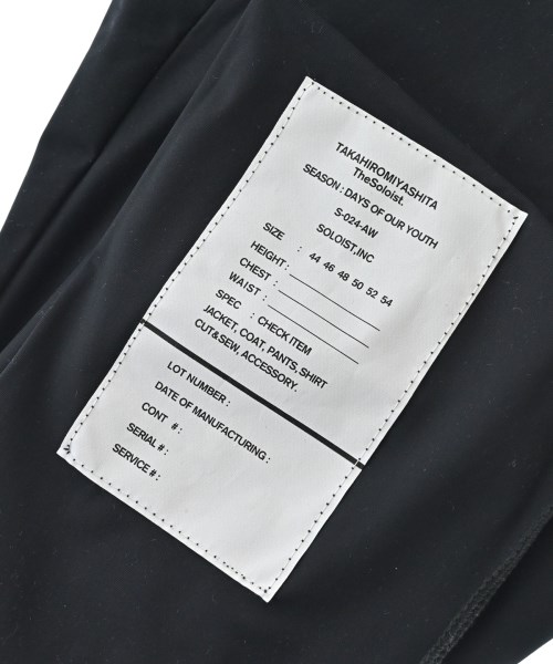 TAKAHIROMIYASHITATheSoloist.（タカヒロミヤシタザソロイスト）小物類（その他） 黒 サイズ:46(M位) メンズ/2200666086051