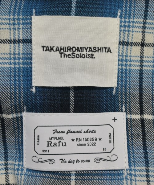 TAKAHIROMIYASHITATheSoloist.（タカヒロミヤシタザソロイスト）カジュアルシャツ 青 サイズ:48(L位) メンズ/2200670151028