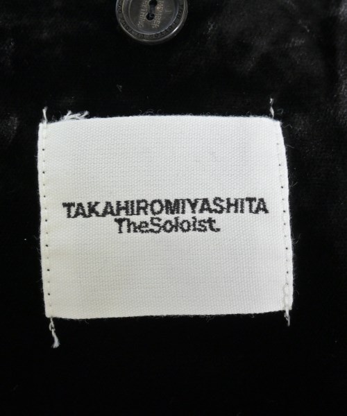 TAKAHIROMIYASHITATheSoloist.（タカヒロミヤシタザソロイスト）テーラードジャケット 黒 サイズ:46(M位) メンズ/2200725188016