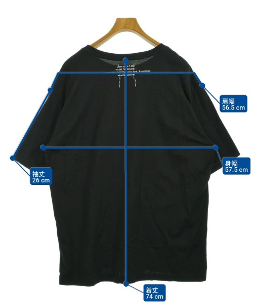 TAKAHIROMIYASHITATheSoloist.（タカヒロミヤシタザソロイスト）Tシャツ・カットソー 黒 サイズ:44(S位) メンズ/2200726150128