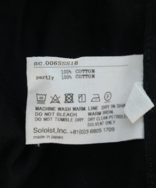 TAKAHIROMIYASHITATheSoloist.（タカヒロミヤシタザソロイスト）Tシャツ・カットソー 黒 サイズ:46(M位) メンズ/2200708790045