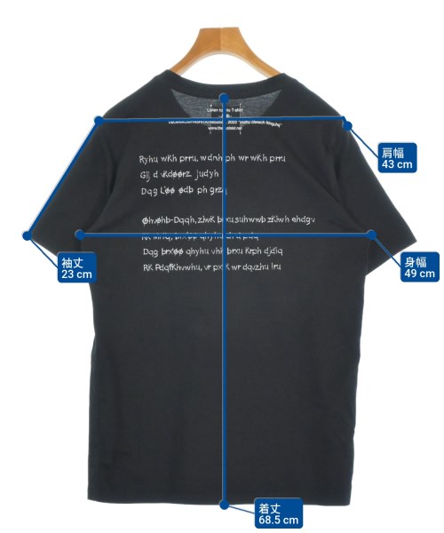 TAKAHIROMIYASHITATheSoloist.（タカヒロミヤシタザソロイスト）Tシャツ・カットソー 黒 サイズ:46(M位) メンズ/2200679417019
