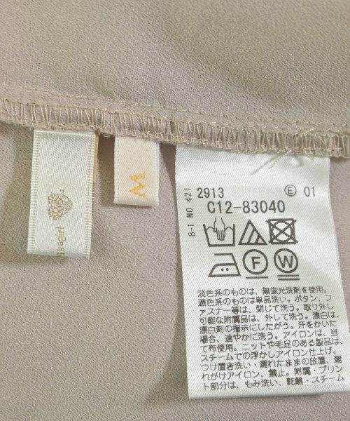 AG by aquagirl（エージーバイアクアガール）ブラウス ベージュ サイズ:M レディース/2200637847094