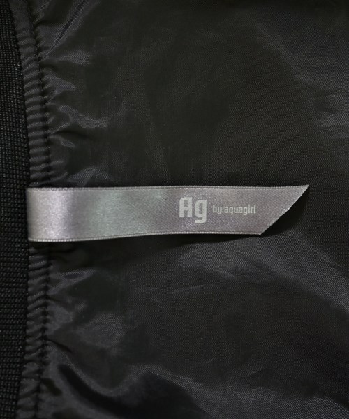AG by aquagirl（エージーバイアクアガール）ミリタリーブルゾン 黒 サイズ:S レディース/2200699846011