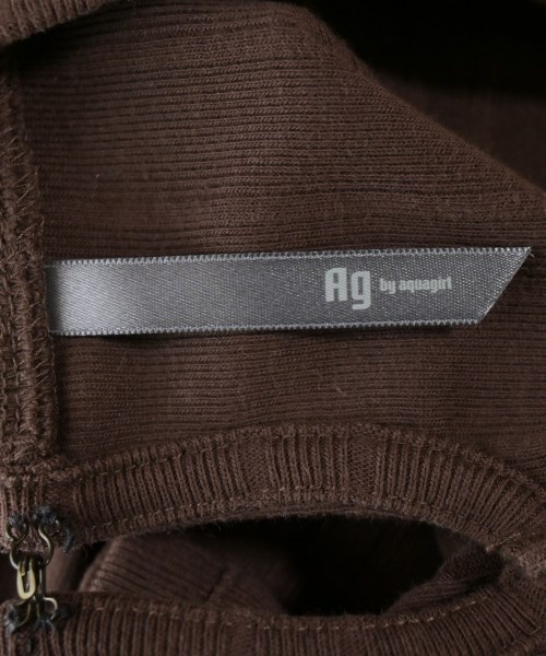 AG by aquagirl（エージーバイアクアガール）ワンピース 茶 サイズ:M レディース/2200666139016