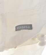 matta（マッタ）ストール 白 サイズ:- レディース/2200623254059