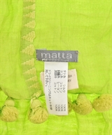 matta（マッタ）ストール 緑 サイズ:- レディース/2200608706290