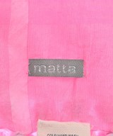 matta（マッタ）ストール ピンク サイズ:- レディース/2200619965211